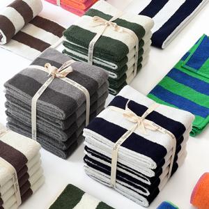 테리스페셜  스트라이프 호텔수건 200g 수건10장 타올 타월