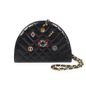 샤넬 퀄팅 체인 블랙 숄더백 BNY028