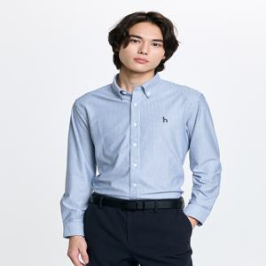 남성 [[26SS]] HZSH6A223B2 블루 스트라이프 져지 셔츠