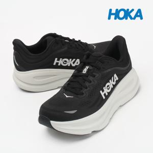 호카 운동화 본디9 와이드 남성 런닝화 블랙 화이트 1162013-BWHT