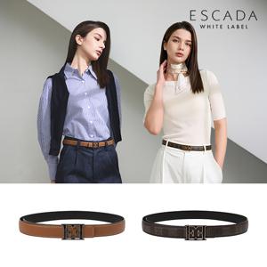 [상시가 199,000원]에스까다 26SS 리버서블 레더 벨트
