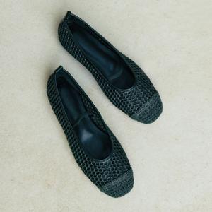 [정상가 117,000원] KM365 핸드메이드 매쉬 밴딩 메리제인 플랫 슈즈 l 2Colors