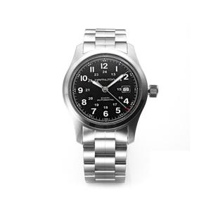 H70515137 카키 필드 남성 메탈시계