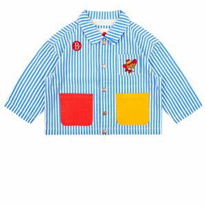 [키즈]올오버스트라이프컬러블럭포켓데님재킷_BP51JK305