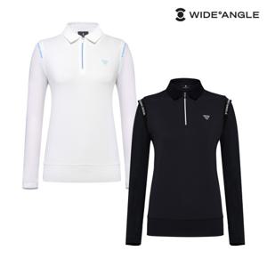공식 신상 여성 TO W.ICE 소매 포인트 소매냉감 골프 티셔츠 L WWM25237