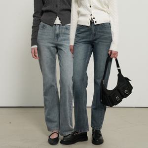 워싱 스트레이트 데님팬츠 [2COL] / GF1LPT504