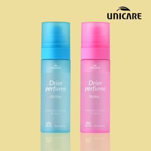 유니케어 건조기 향수 드라이어 퍼퓸 코튼(블루) 1개 + 플로를(핑크) 1개 J
