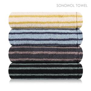 호텔컬렉션 스트라이프 솔리드68 바스타월