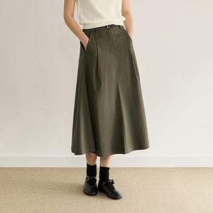 정가 118,000원 코튼 플레어 롱 스커트 AWWSKP31040