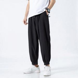 남성용 허리밴딩 9부 조거팬츠 배기핏 캐주얼 바지 원마일웨이 등산바지 밴딩 고무줄바지