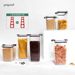 프리파라 트라이탄 밀폐용기 팬트리 깊은형 8종