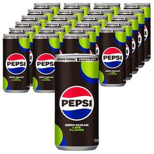 펩시 제로슈거 라임향, 310ml, 24개