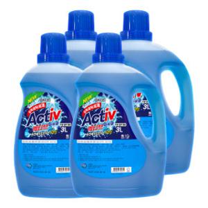 크로바 대용량 세탁세제 파워 클린웰 3LX4개