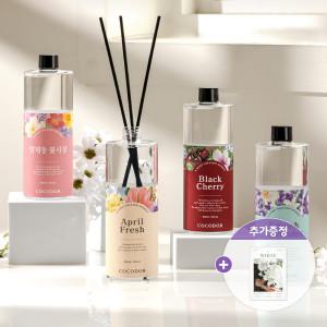 2+2 코코도르 신향 디퓨저 리필액 500ml X 4개 + 스틱 20P  (최대혜택/사은품증정)