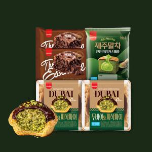 (HOT특가딜)삼립 두바이 파삭파이 2개+신상디저트 맛보기(총5입)