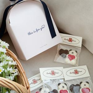 발렌타인데이 수제 초콜릿 만들기 선물 DIY 키트 재료 세트_ 허그미베어