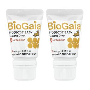 (아이허브) 2개X 프로텍티스 베이비드롭 아기유산균 비타민D 10ml 해외직구