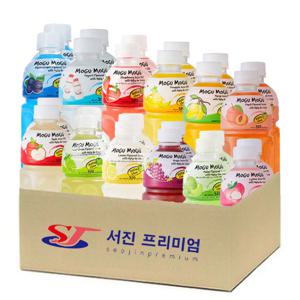 (서진프리미엄) 모구모구 12종혼합 320ml 2개씩 총 24개 피치리치망고파인사과딸기블랙샤인레몬포도요거멜론