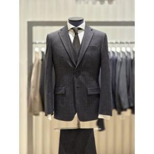 (대전신세계)SIEG 지이크 프리미엄 그레이 스트라이프  슬림 정장  수트(PJJ2168)