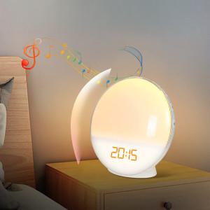 7컬러 루미에르 미라클 모닝 선라이즈 웨이크업 라이트 알람램프 일출무드 스마트 LED 무드등 알람시계