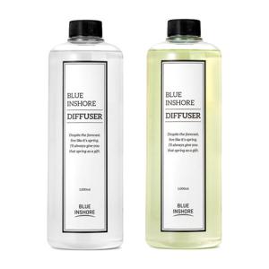 (특가) 1+1 대용량 디퓨저 리필 1L 2개 방향제 블루인쇼어 디퓨저 방향제 리필