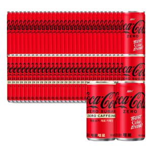 코카콜라 제로+코카콜라 제로제로 190ml 60캔 (각 30캔)