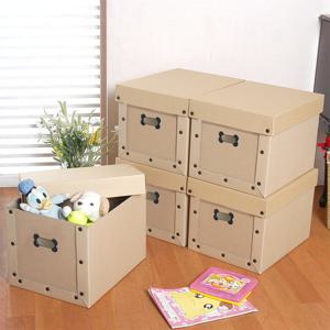 수납 박스 무지트렁크 정리함 5개/리빙 수납함 보관함