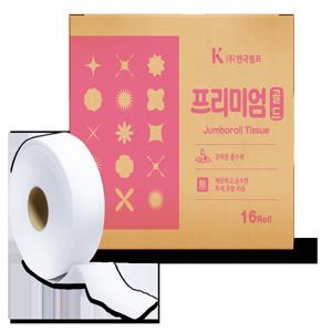 프리미엄골드 점보롤 2겹 300M 16롤1BOX