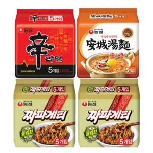 신라면 5입 + 안성탕면 5입 + 짜파게티 10입