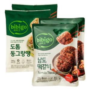 비비고 도톰동그랑땡 340g 2개 + 남도 떡갈비 450g 2개