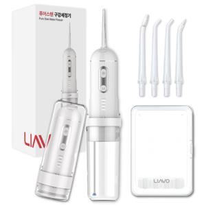 리아보 퓨어스텐 휴대용 무선 구강세정기 물치실 치아 칫솔 (팁케이스 사은품 증정)