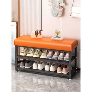 J2K 수납형 신발 의자 겸 벤치 현관 입구신발장 가죽