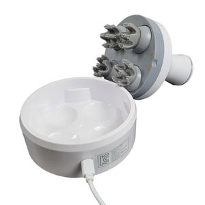 빼다 6급방수 건습양용 무선 전동 두피마사지기 샴푸브러쉬 머리 안마기