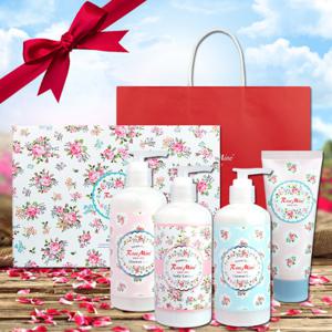 로즈마인 스팀소프트 바디 4종 선물세트 워시 로션