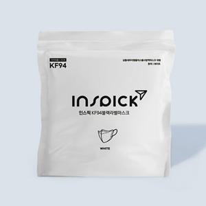 인스픽 KF94 블랙라벨 마스크 100매 화이트 대형