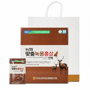 농협 녹용 홍삼 70ml 30포 선물 세트 쇼핑백 포함 명절 설날 추석 신정 구정 단체 선물용