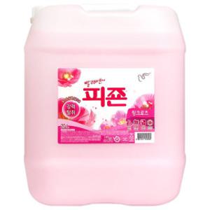 대용량 섬유유연제 피죤20L 말통 핑크로즈 블루비앙카 핑크로즈 1개