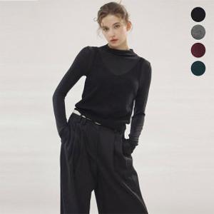 TAGME 메리노울100 뷔스티에+풀오버 2종세트