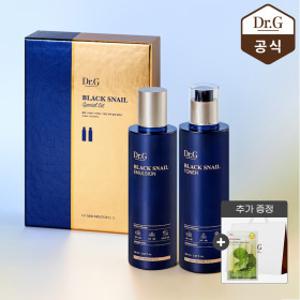 닥터지 블랙 스네일 베이직 2종 세트 (토너 150ml+에멀전 150ml)+레드블레미쉬마스크1매+쇼핑백(중)