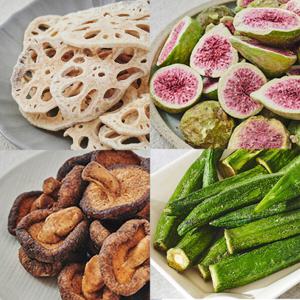 1+1 과자보다 맛있는 더하루 야채칩 동결건조 과일칩 연근 표고버섯 잭푸르트 오크라 은행 무화과 사과