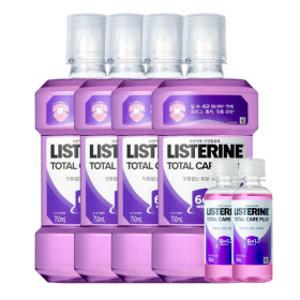 리스테린 토탈케어 플러스 750ml 4개 + 토탈케어 플러스 100ml 2개 증정