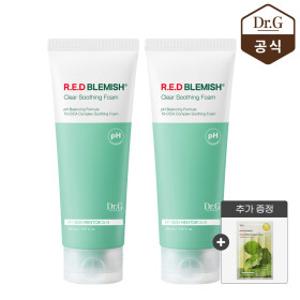 닥터지 약산성 레드 블레미쉬 클리어 수딩 폼클렌징 150ml 1+1 +레드블레미쉬마스크1매
