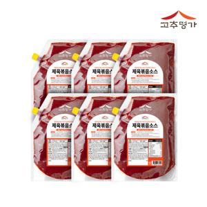 고추명가 제육볶음 소스 2kg x 6팩