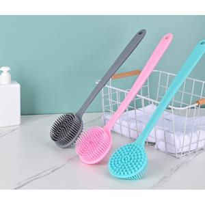 등드름 실리콘 목욕 샤워 바디 브러쉬 마사지 양면 이중 밀착 등밀이 타올 각질제거 용품 (2개이상추가할인)