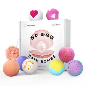 EPEIOS 에페이오스 배쓰밤 진주 파우더 8종 입욕제 선물세트