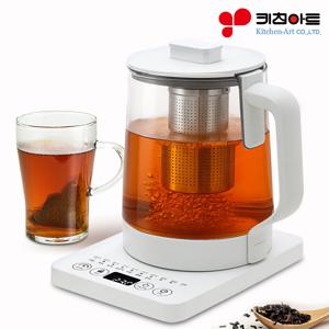 1.8L 대용량 온도조절 유리 보온 티포트 분유포트 SUS304 스텐 전기 멀티 무선 커피 포트 주전자  전기포트