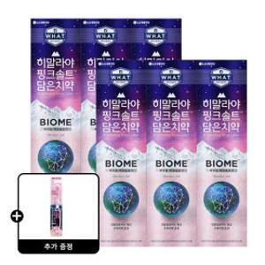 페리오 히말라야 핑크솔트 바이옴 치약 100g 6개  + (증정)핑크솔트칫솔 1개