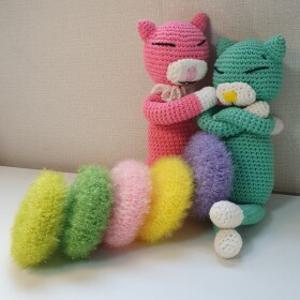 9+1호빵수세미(5p세트)/몽수세미/핸드메이드/선물용/주방 폴리실 아크릴