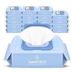 스마트에코 비바체 100매 20팩 캡형 대용량 아기물티슈