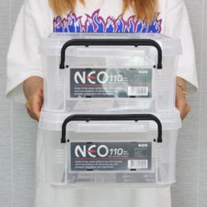 코멕스 네오박스 11L(110)X2개 리빙박스 공간수납박스